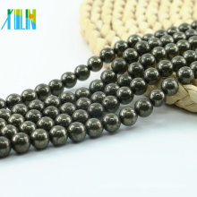 L-0576 Venta al por mayor 4mm 6mm 8mm 10mm Hematite Natural Gemstone Beads en stock